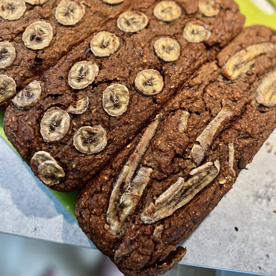 Bananbröd med chokladprotein